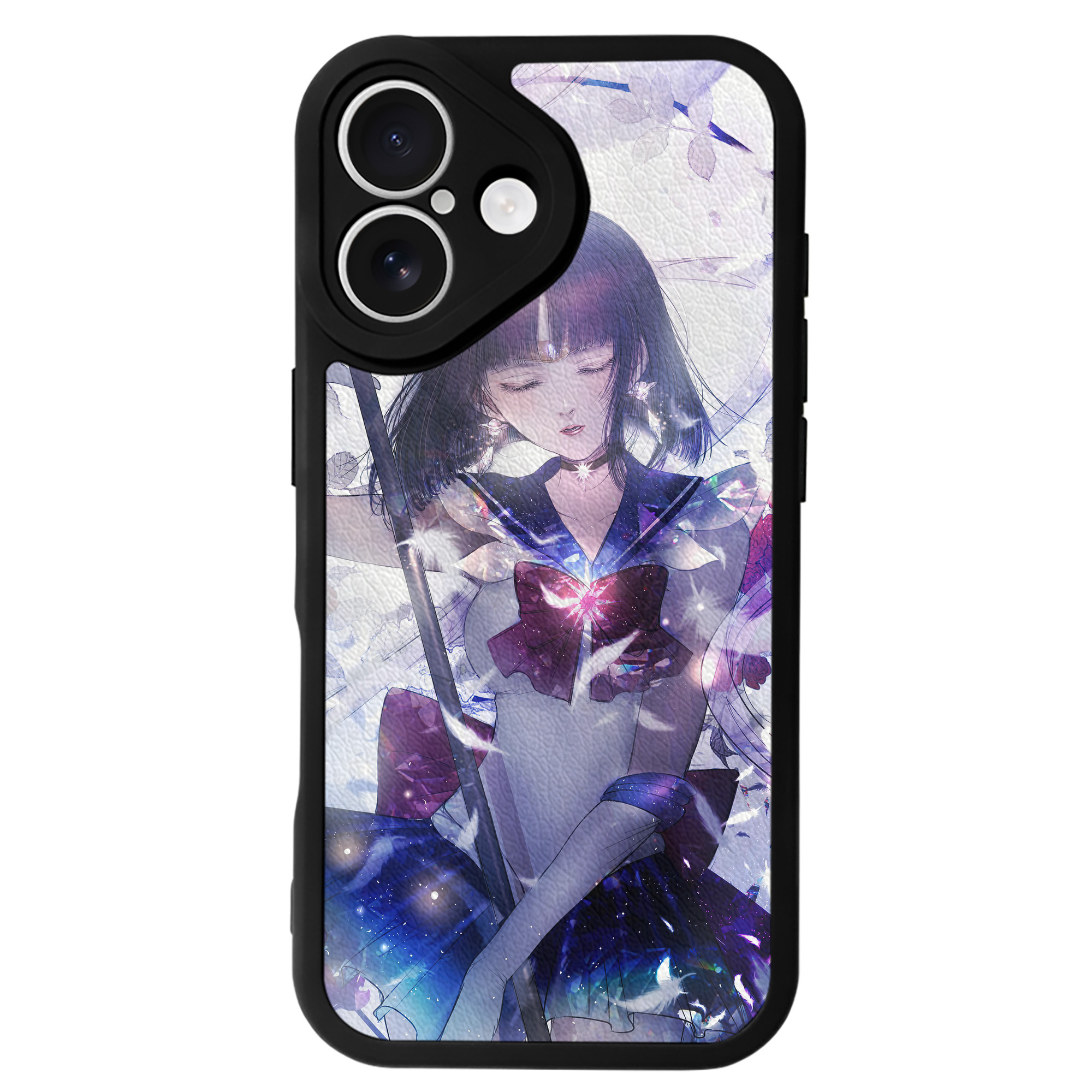 （画像用） 美少女戦士セーラームーン Sailor Moon 【iPhone 16シリーズ対応】シリコンスマホケース（レザー調） 材質：シリコン